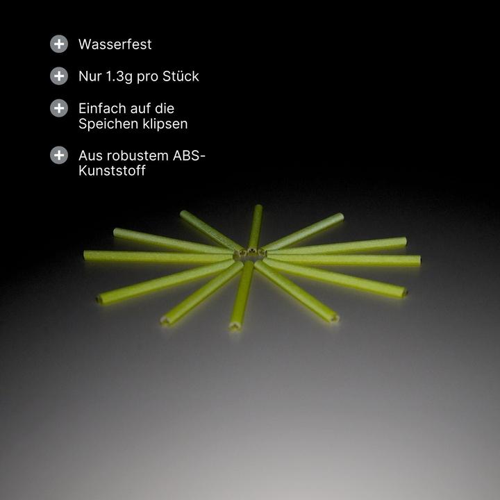 Actual product image Hermex Spoke reflectors