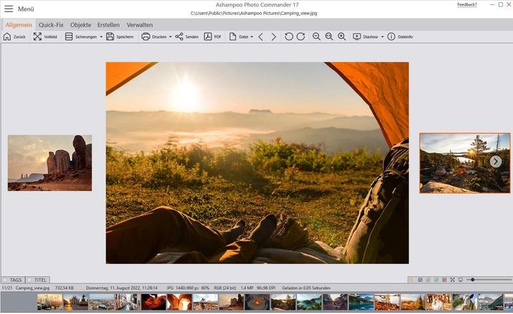 Actual product image Ashampoo Photo Commander 17 ESD, Vollversion, 1 PC, Produktfamilie (1 User, 1 Devices/Users)