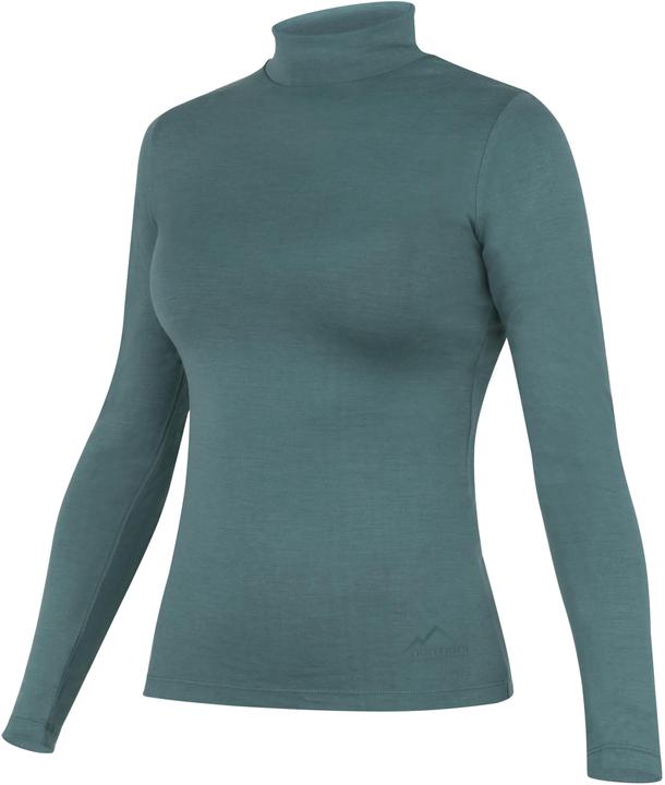 Actual product image Normani Ladies' merino longsleeve with stand-up collar "Romsey" - 9561 (XXL)