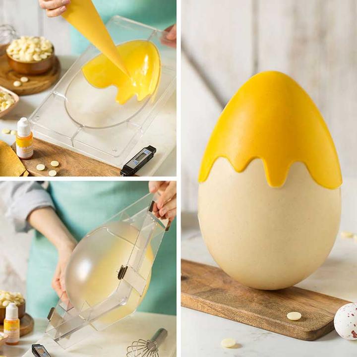 Actual product image Decora Chocolate mold Easter egg Splash (13 cm)