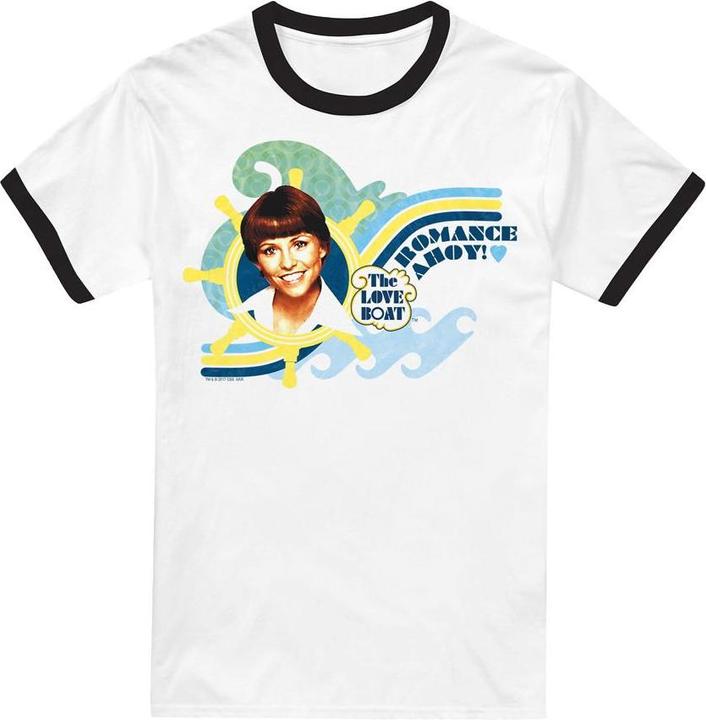 Actual product image The Love Boat Unisex Adult Romance Ahoy T-Shirt (XXL)