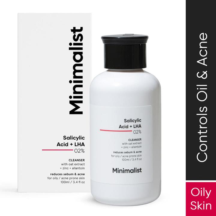 Image du produit Minimalist Acide salicylique + LHA 02% Nettoyant (100 ml)