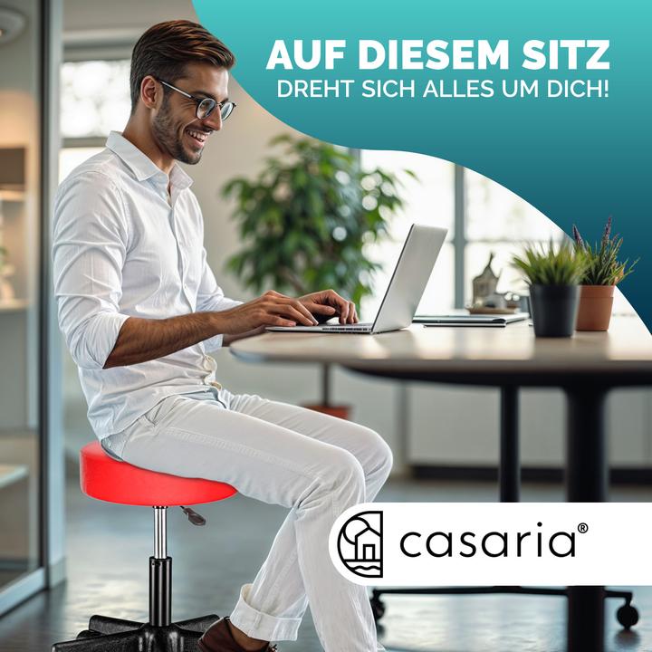 Image du produit Casaria Tabouret roulant