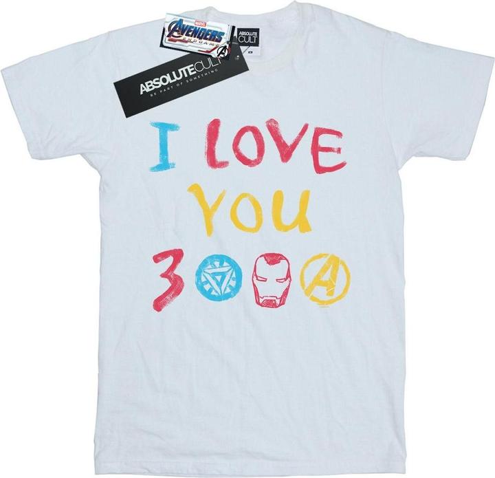 Immagine prodotto Avengers Endgame I Love You 3000 Crayons Maglietta Uomo (5XL)