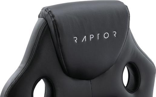 Immagine prodotto Raptor Gaming Sedia GS-40 PU + tessuto / nero