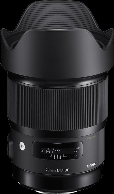 Produktbild Sigma 20mm, f/1.4 DG HSM ART, Sony E (Sony E, Vollformat, APS-C / DX)
