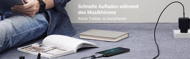 Productafbeelding Ugreen USB-C naar 3.5mm Audio Adapter met DAC Chip