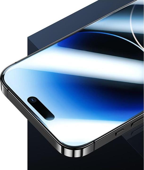 Actual product image Benks GlassWarrior Sapphire Surface - iPhone 14 Pro Max - Black (1 Piece, Apple iPhone 14 Pro Max)