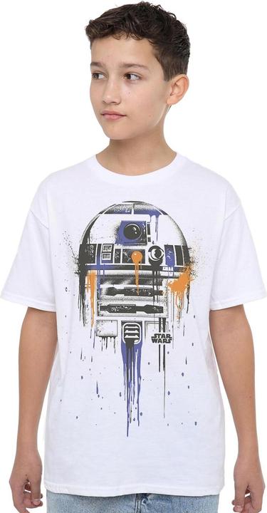 Produktbild Star Wars R2D2 tropft TShirt (152, 158)