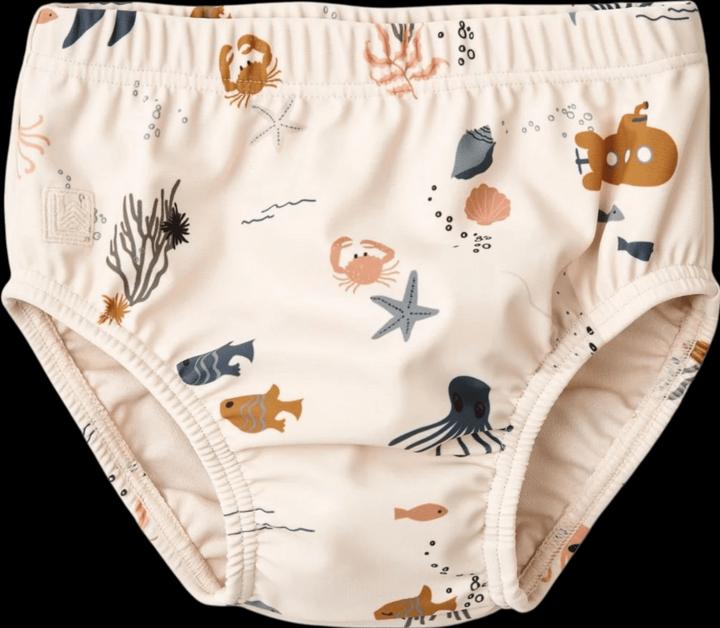 Produktbild Liewood Anthony Baby Printed Swim Pants - Sea Creature / Sandy (56, 62, 68, 74, 80, 86, 92)