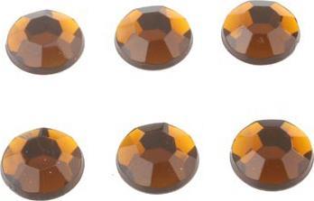 Image du produit Hermex Glimmer Home Button Décoration strass autocollant - Café Marron