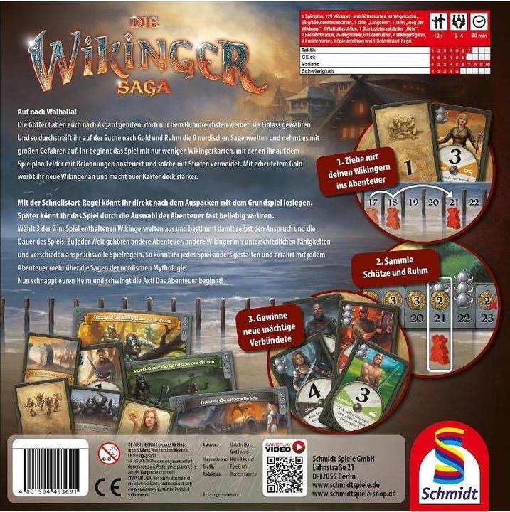 Produktbild Schmidt Spiele Wikinger Saga (mult) (Deutsch)