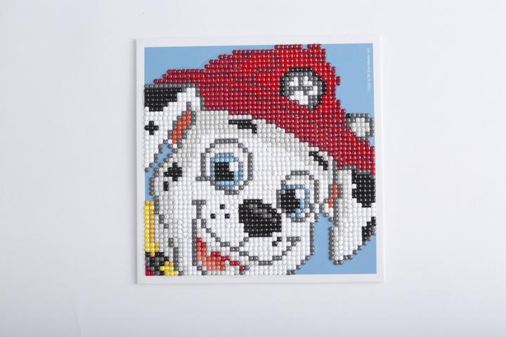 Image du produit Diamond Dotz DOTZIES® Original Diamond Painting Set Paw Patrol avec 6 motifs : 3 tableaux 15x15cm, 3