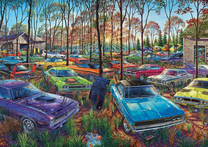 Actual product image Lamberth Puzzle 1000 pieces Auto Graveyard (1000 pieces)