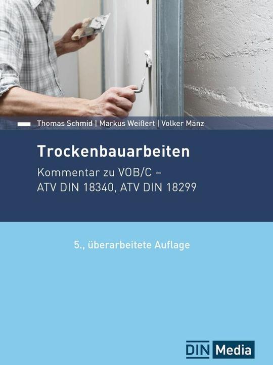 Immagine prodotto Mänz:Trockenbauarbeiten (Tedesco, DIN e.V., Thomas Schmid, Volker Mänz, Markus Weissert, 2024)