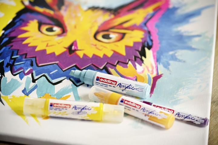 Produktbild Edding Acrylmarker Starter Set 8-teilig (Mehrfarbig, 10 mm, 8 x)
