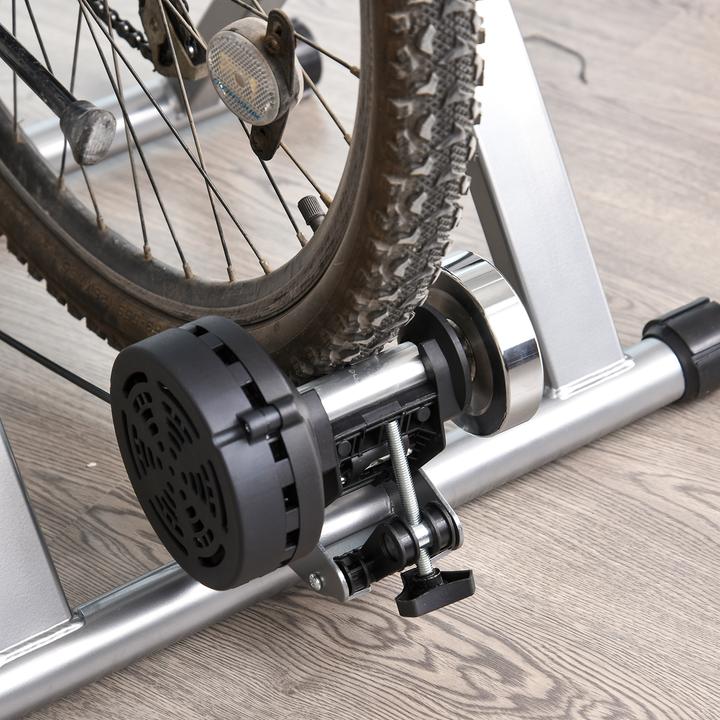 Image du produit Homcom Rollentrainer Stahl Silber