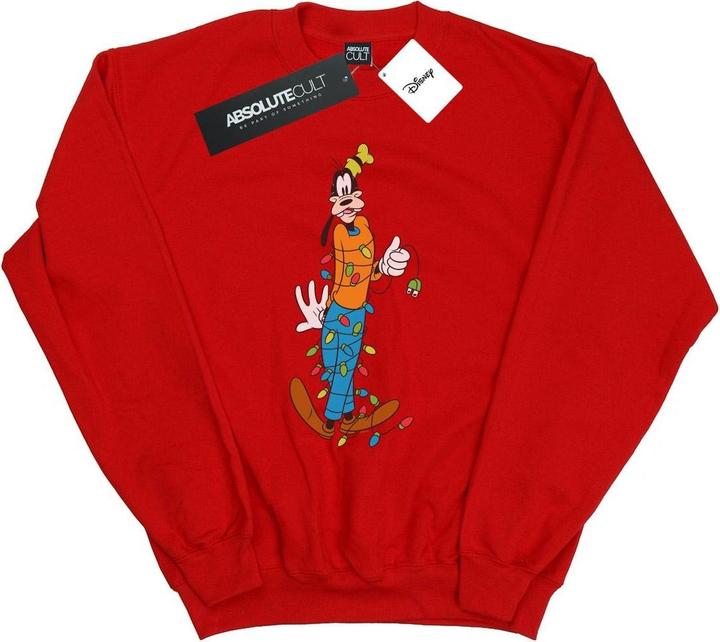 Disney Goofy Christmas Lights Sweatshirt