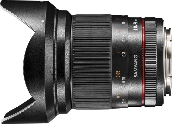 Produktbild Samyang 20mm F1.8 Canon M (Canon EF-M, Vollformat)