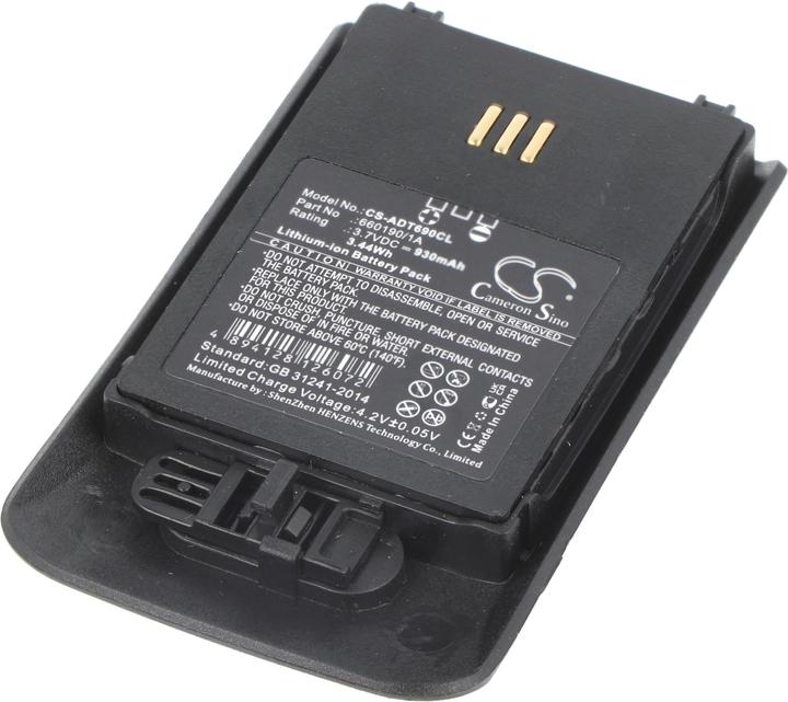 XCell Replacement battery suitable for DeTeWe Aastra DT690, DT692 3,7 Volt 930mAh, 72,9x43,8x9mm