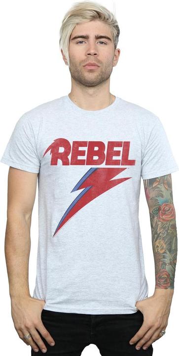 Image du produit David Bowie - T-shirt DISTRESSED REBEL - Homme (XL)