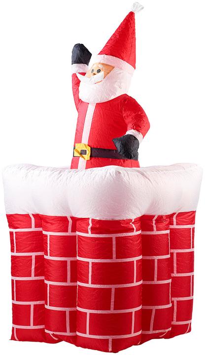 Image du produit Infactory Père Noël gonflable XXL avec cheminée