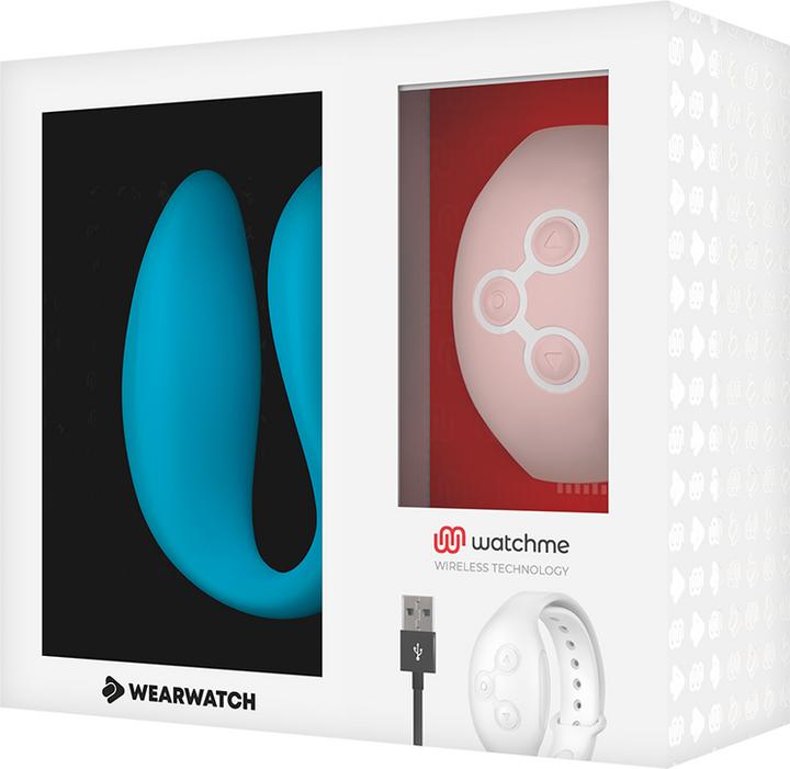 Actual product image Wearwatch Dual Pleasures" couple vibrator with Bluetooth function
