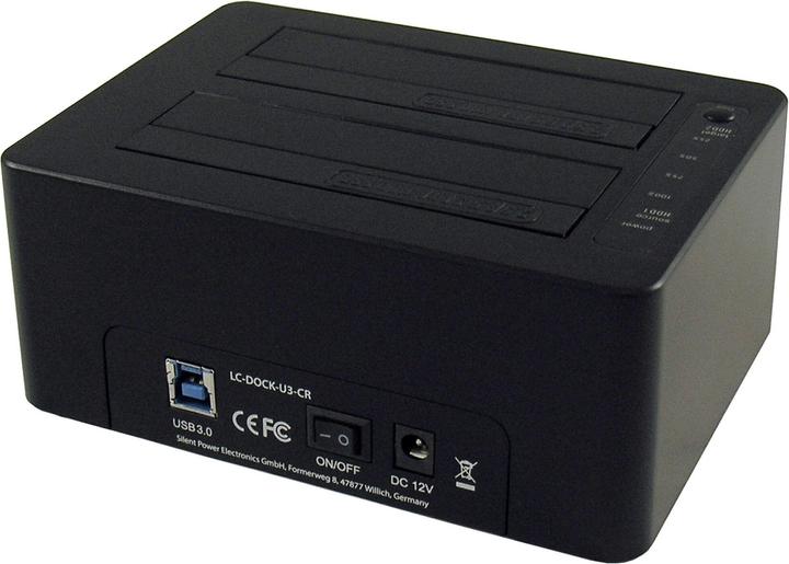 LC-Power LC-DOCK-U3-CR (USB-A, 3 Ports)