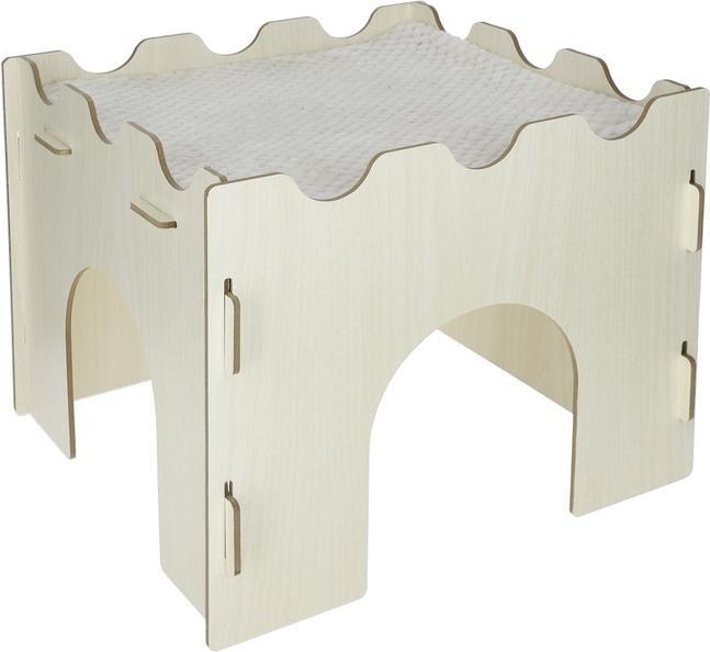 Image du produit Kerbl Château pour chats 37x37x30 cm avec coussin (Jouet à gratter chat)