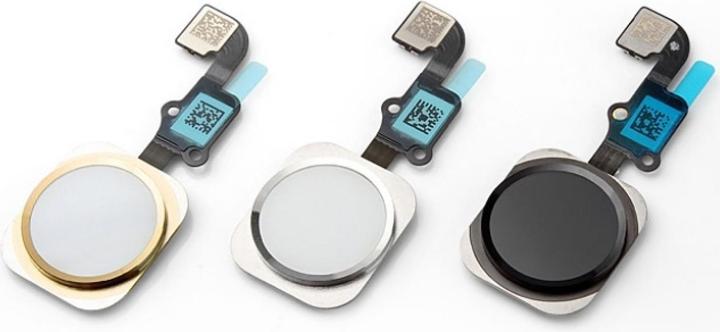 Produktbild Foxconn iPhone 6 Home Button Flexkabel mit Home Knopf und Gummiring schwarz (iPhone 6)