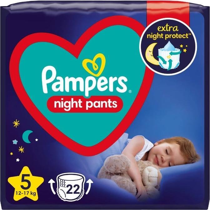 Produktbild Pampers Nachtwindeln-Hosen (Gr. 5, Tragepack, 22 Stück)