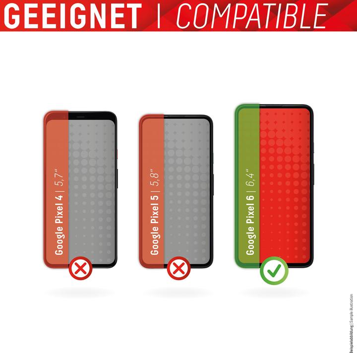 Actual product image Displex Smart Glass (1 Piece, Google Pixel 6)