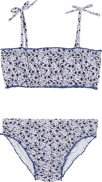 Actual product image Vertbaudet Girls' bikini, flowers (110)