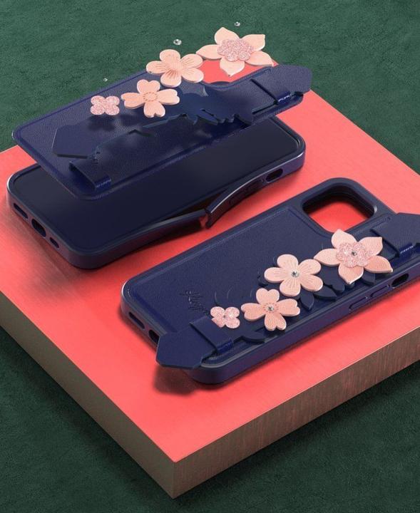 Actual product image Kingxbar The Sweet Series case is decorated with original Swarovski crystals for the iPhone 12 Pro (Apple iPhone 12)