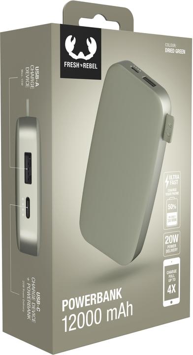Actual product image Fresh'N Rebel Powerbank (12000 mAh, 20 W, 44400 Wh)