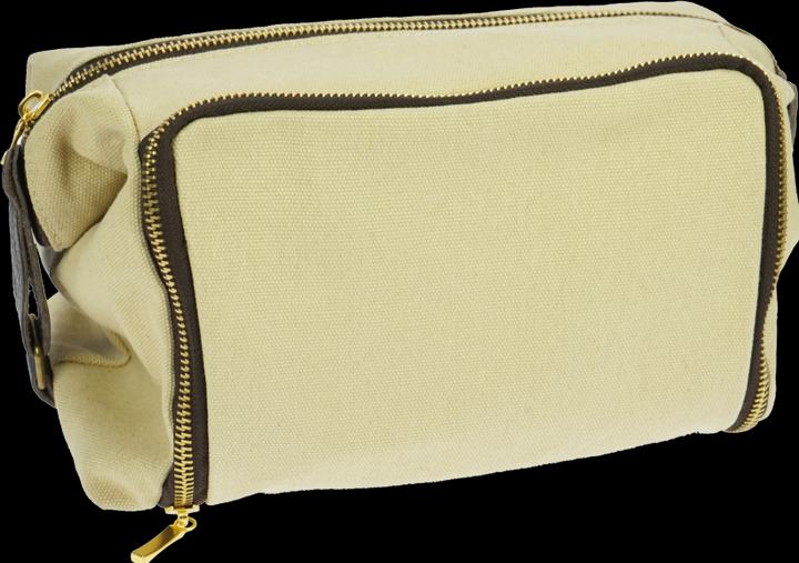 Immagine prodotto Borsa da toilette in tela, ampio scomparto con divisorio, ampio scomparto organizzatore, 26x18x14