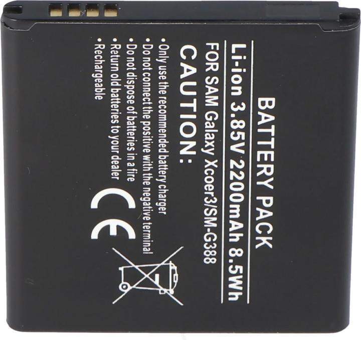 Actual product image Samsung Galaxy Xcover 3 battery, SM-G388, EB-BG388BBE