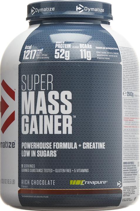 Image du produit Dymatize Super Mass Gainer Chocolat (Chocolat, 1 pcs, 2943 g)