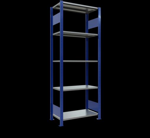 Image du produit Schulte Lagertechnik Système d'étagères de base MULTIplus150 sans boulons avec longerons.