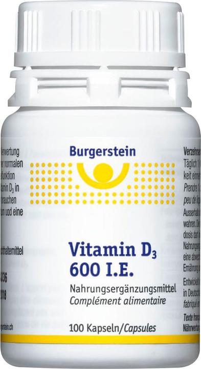 Burgerstein Vitamin D3 (100 Stück, Tabletten, Kapseln, 34 g)