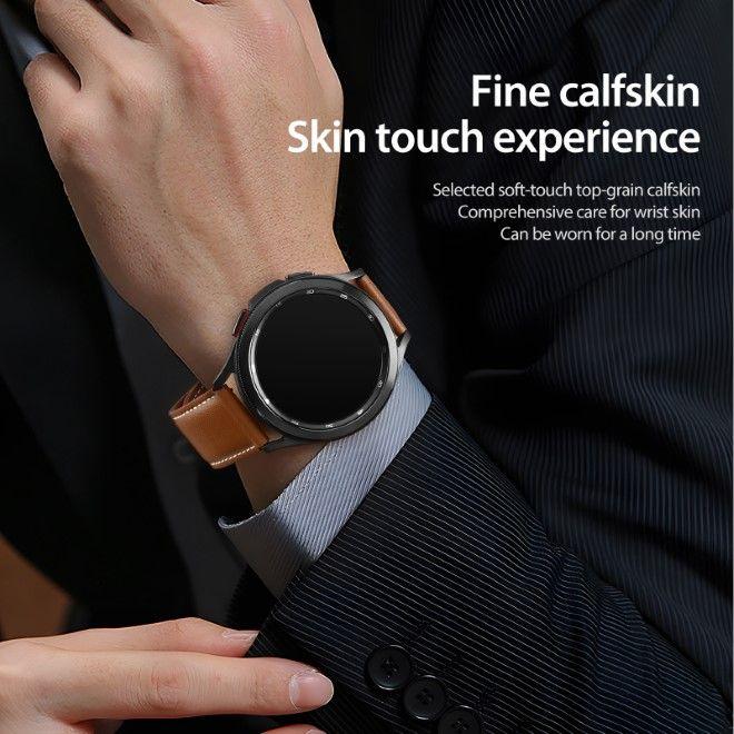 Image du produit Dux Ducis YA Series Bracelet en cuir véritable (20 mm, Cuir véritable, Largeur de l'ergot 20 mm, Galaxy Watch3 (41mm), Galaxy Watch6, Gear S2 Classic)