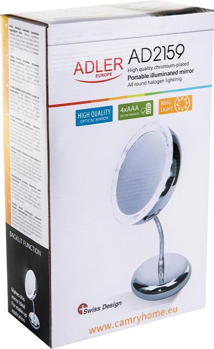 Actual product image Adler Make-up mirror (12 x 4 x 4 cm)
