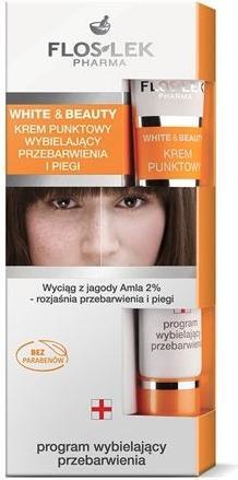 Floslek White and Beauty Spot cream whitening color changes 20 ml (20 ml, 24h Creme)