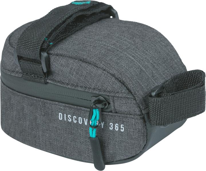 Actual product image Basil Discovery 365D Saddle Bag S, 0.5L, black melee (0.50 l, Saddle bag)