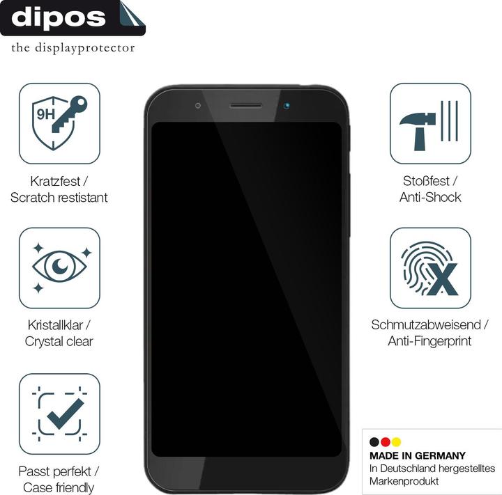 Produktbild Dipos Anti-Shock Displayschutz 9H (1 Stück, Shift SHIFT5me)