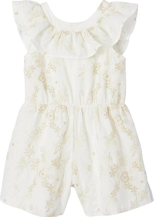 Produktbild Vertbaudet Festlicher kurzer Mädchen Jumpsuit mit gestickten Glanzblumen (98)