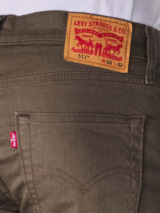 Actual product image Levis 511 Jeans new khaki 3D (W33/L34)