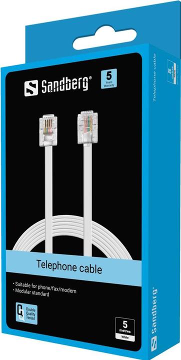 Actual product image Sandberg RJ11-RJ11
