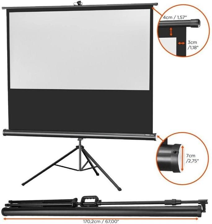 Actual product image Celexon Eco tripod, screen, 16:9 (71.26", 16:9)