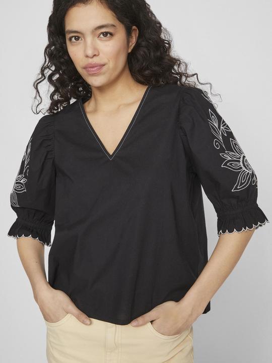 Image du produit Vila Haut décolleté en V avec manches courtes (40)